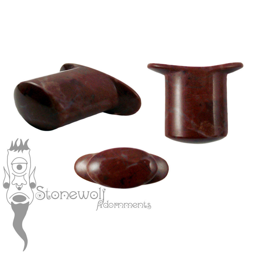 Red Jasper Stone Oval Labret Made to Order