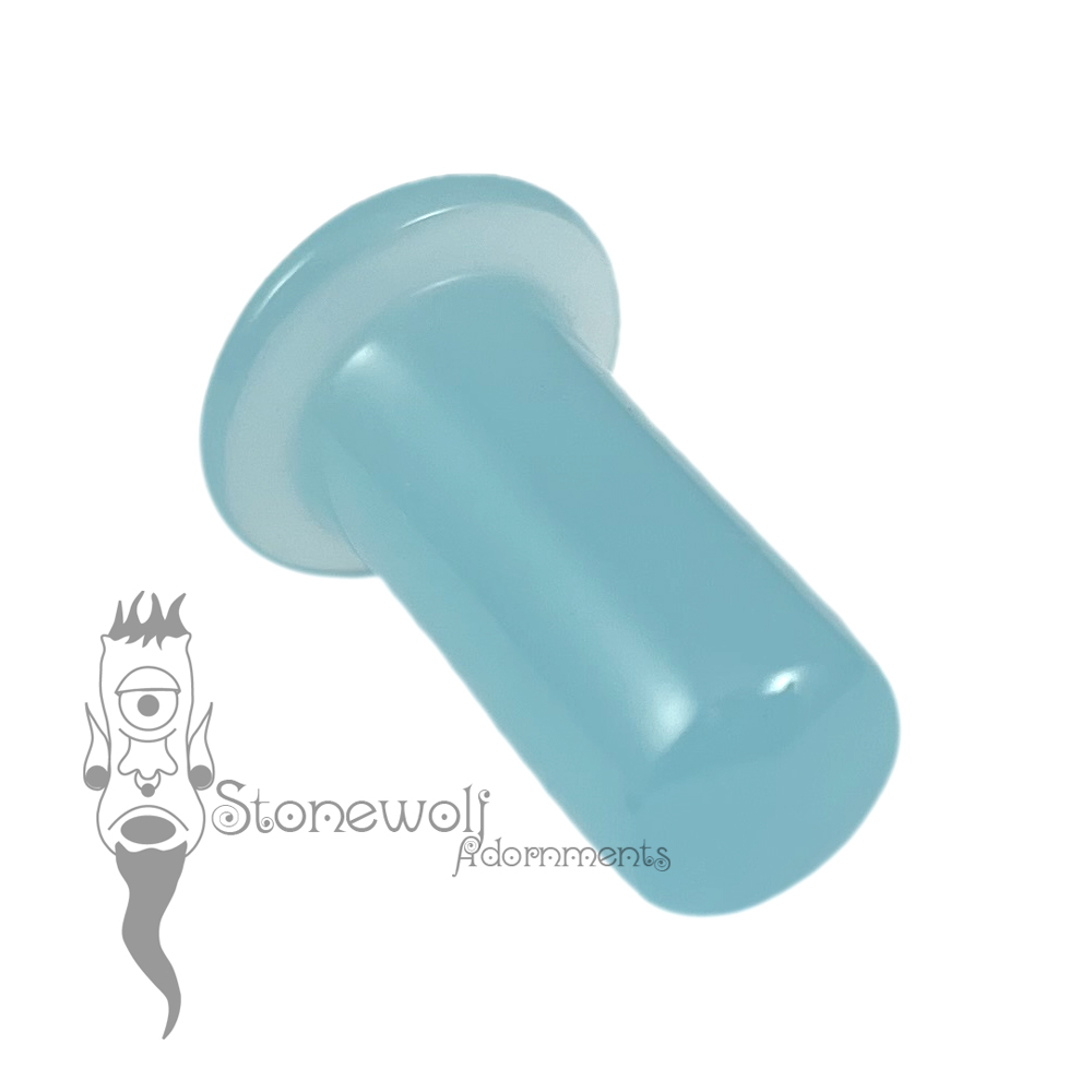 Spearmint Opalite Glass 8mm Round Philtrum Labret- Ready To Ship