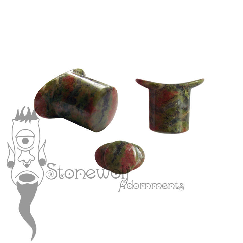 Unakite Stone Round Labret Made to Order