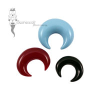 Opaque Glass Septum Pincher Choice of Colour- Made to Order
