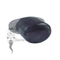 Purple Chalcedony Stone Oval Labret Made to Order