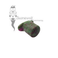 Ruby in Fuchsite Stone Round Labret Made to Order