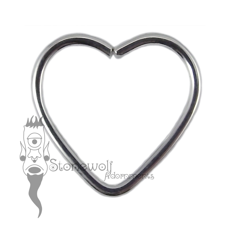925 Silver Heart Seam Ring - Ready To Ship
