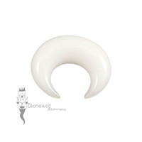 White Delrin 9.75mm Septum Pincher - Ready To Ship
