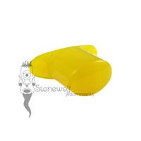 Yellow Opalite 12mm Oval Glass Labret - Ready To Ship
